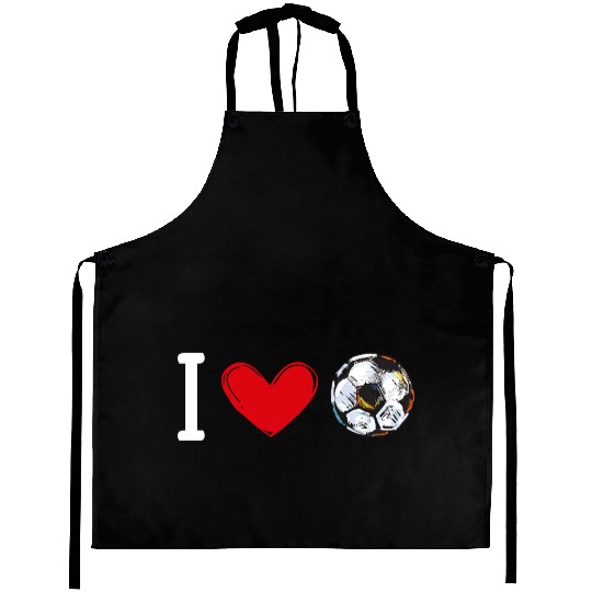 I love football design Aprons