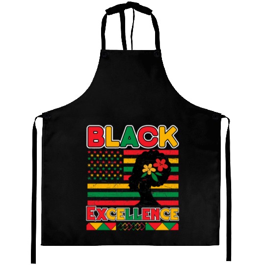 Black Pride Black Excellence Juneteenth Aprons