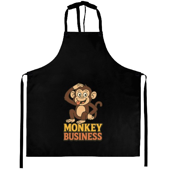 Monkey business Aprons