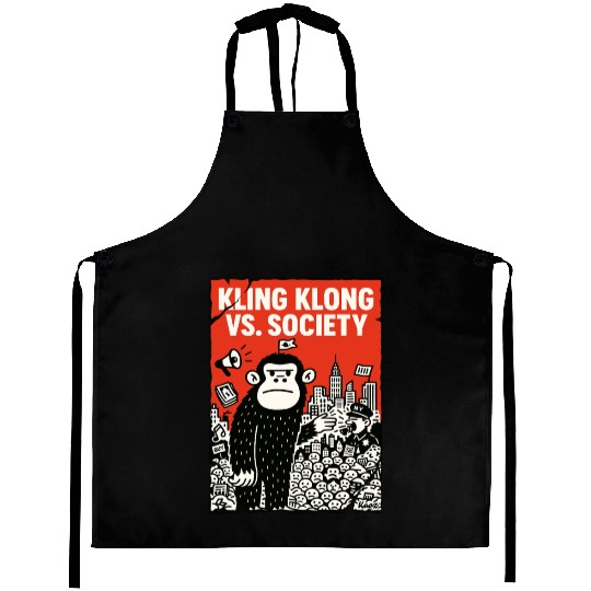 Kling Klong vs. Society – Protest Ape Aprons