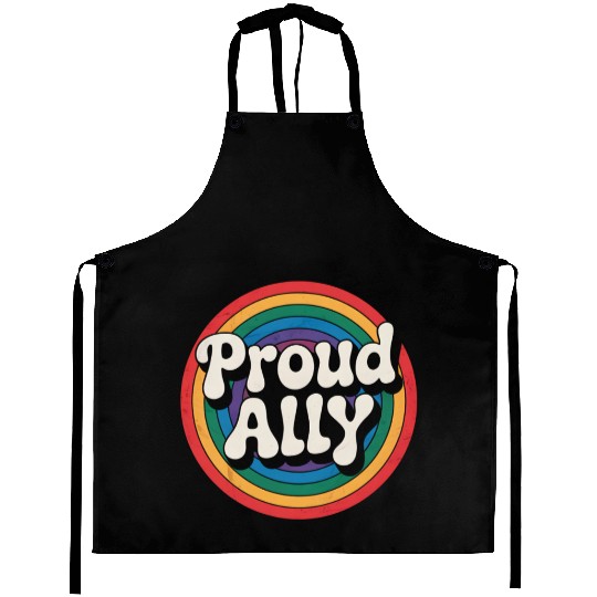 Proud Ally LGBTQ Pride Rainbow Aprons
