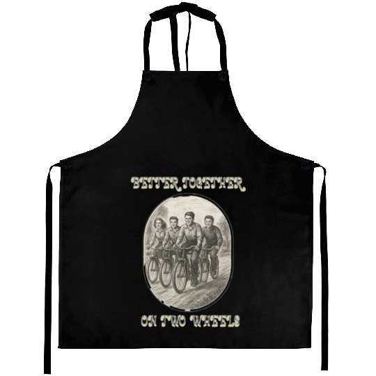 Better Together on Two Wheels Aprons