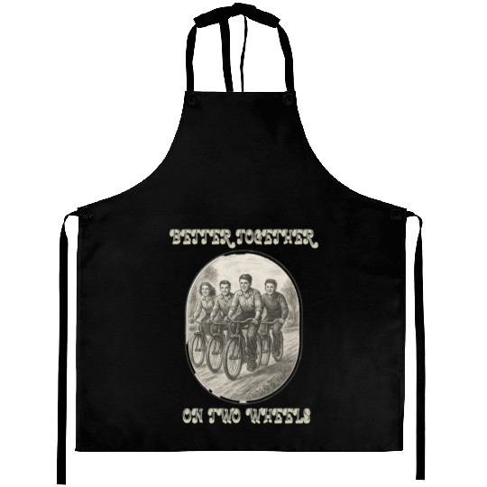 Better Together on Two Wheels Aprons