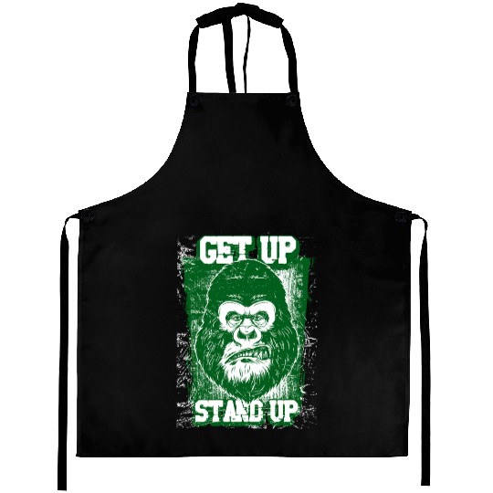 "Rise Like a Gorilla" Aprons