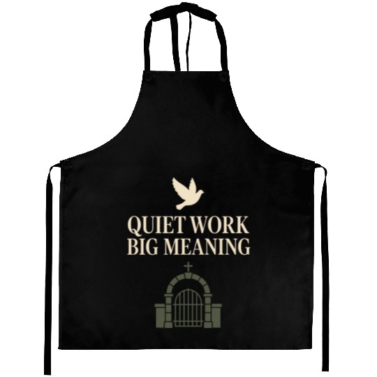 Cemetery Worker Groundskeeper Graveyard Memorial Aprons