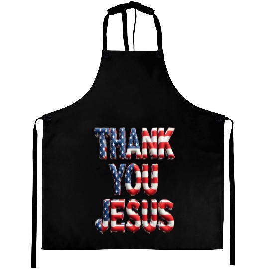 THANK YOU JESUS Aprons