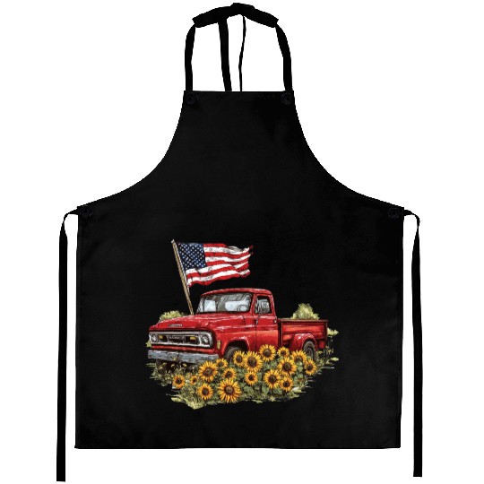 American Flag Aprons