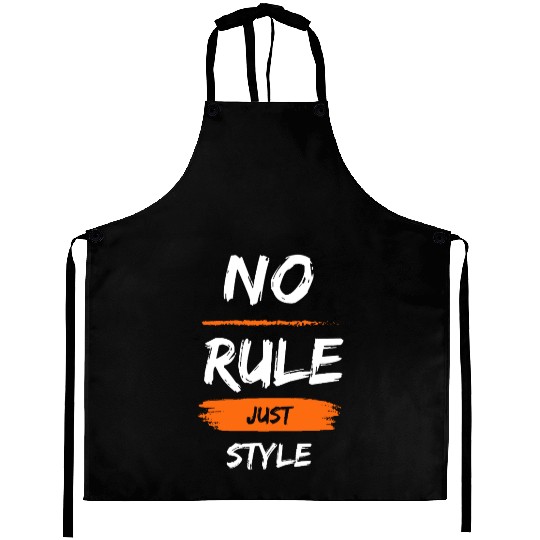 No Rule Just Style – Bold Youth Streetwear Aprons