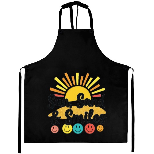 Sun, Sand & Smiles Beach Day Vibes Aprons