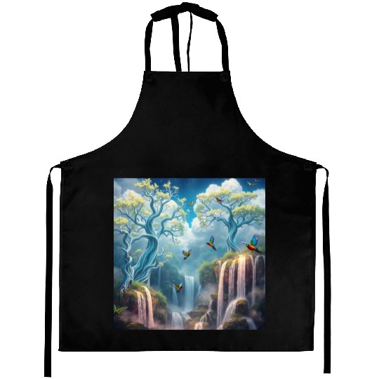 The Celestial Canopy A Dream Among the Clouds Aprons