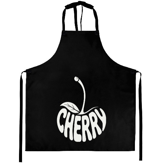 Sweet Cherry Word Art Aprons