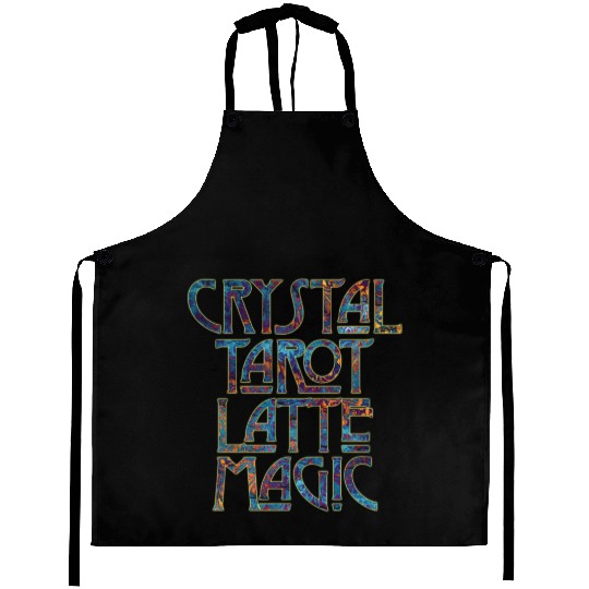Crystal Tarot Latte Magic-Coffee Coven Collective Aprons