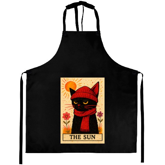 Grumpy Cat Tarot Card The Sun Aprons