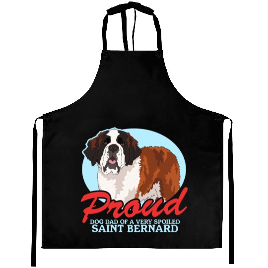 Saint Bernard Dog Dad St. Bernhard Aprons