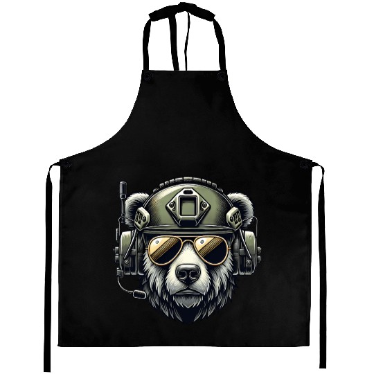 Bear Military Design Aprons