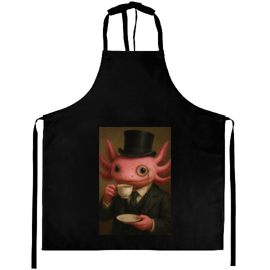 Gentleman Axolotl Tea Time Aprons