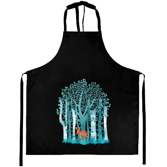 The deer in forest Aprons