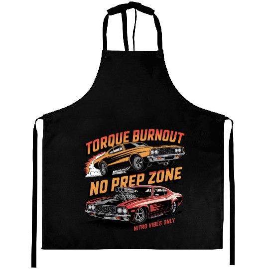 Retro Muscle Drag Racer – No Prep Street Heat Aprons