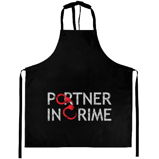 PARTNER IN CRIME Aprons