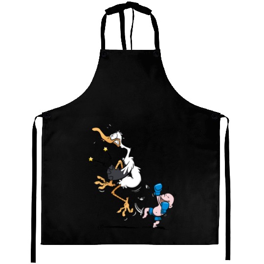 Muay Thai / MMA / Boxing Baby Boy Cartoon (blue) Aprons