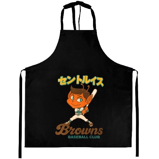 Vintage St Louis Browns Baseball Japan Version Aprons