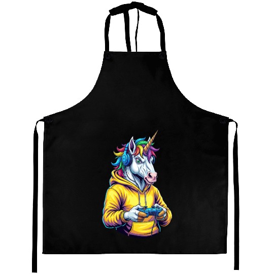 Unicorn Gamer: Your Epic Gaming Aprons