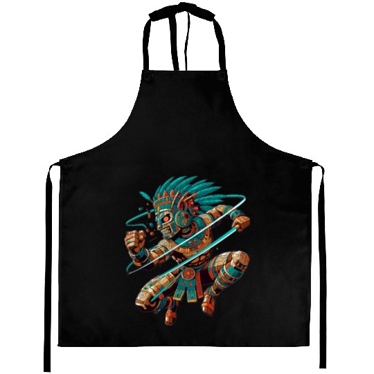 Aztec Warrior - Inca Maya Mayans Aprons