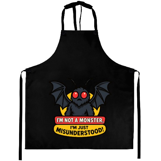 Misunderstood Mothman Aprons
