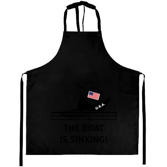 The Boat Is Sinking! (United States America / POS) Aprons