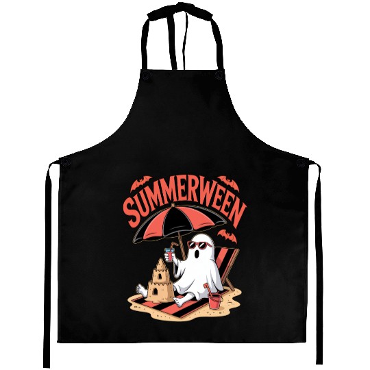 Summerween Beach Ghost Aprons