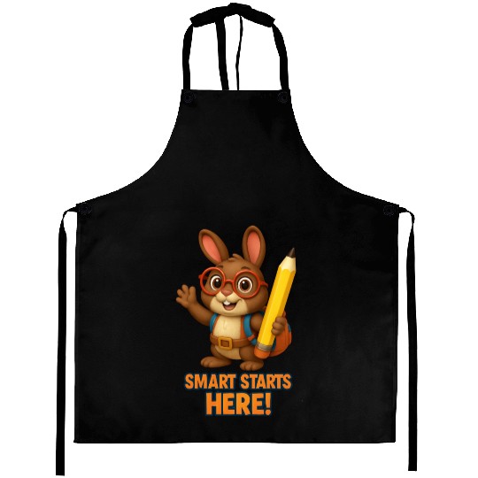 Smart Starts Here Squirrel Back to School Aprons