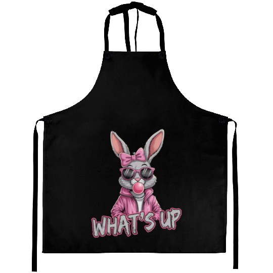 Cool Bunny What's Up Street Style Vibe Aprons
