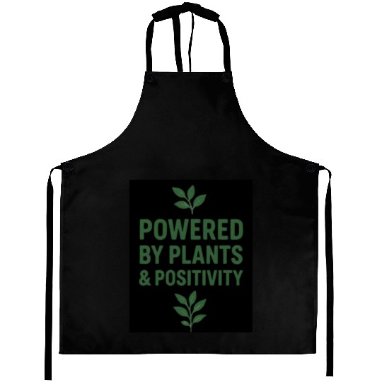 Powered by Plants and Positivity Aprons