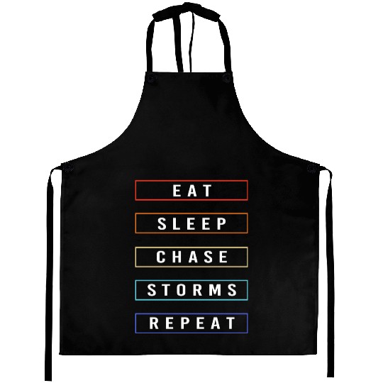 Storm Chaser Lightning Weather Aprons