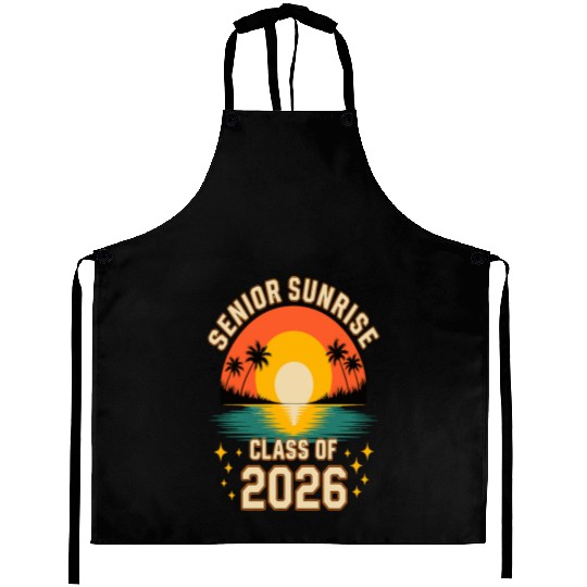 Senior Sunrise 2026 High School Graduation Aprons