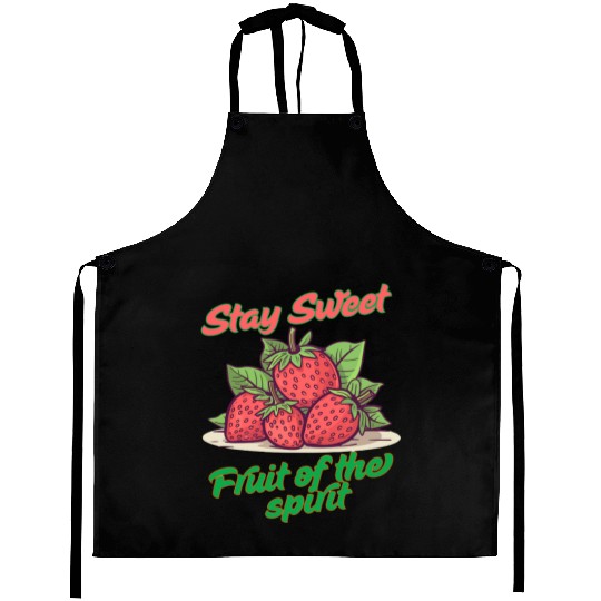 Stay sweet fruit of the spirit, vintage fruit Aprons