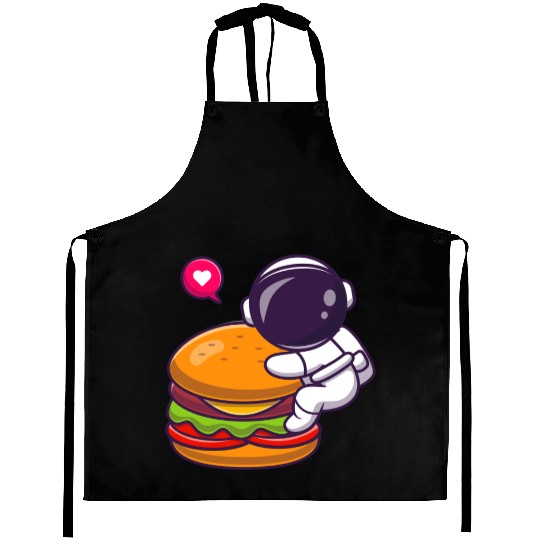 Space Explorer with Burger Companion Aprons