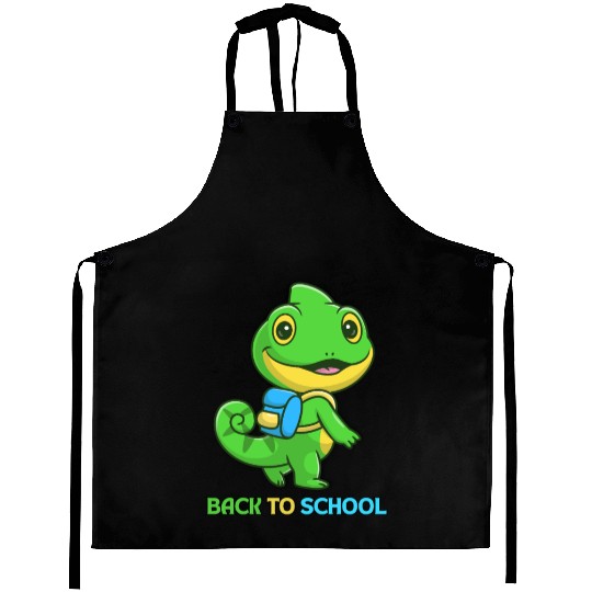 LIZARD BACK TO SCHOOL Aprons