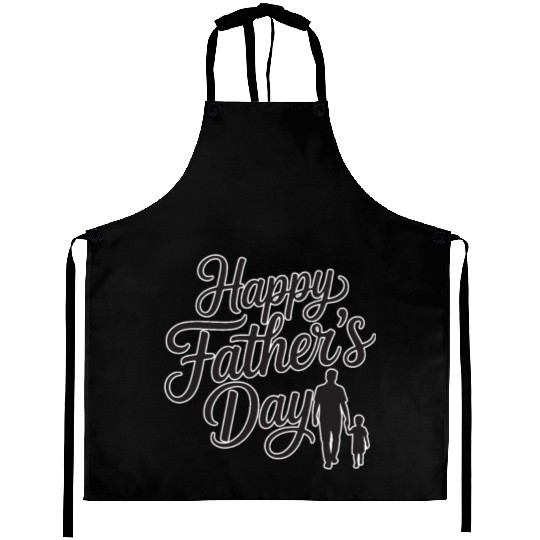 Happy Father’s Day – Stylish Typography Design Aprons