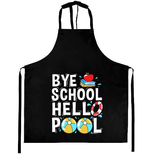 Pool Party Squad Summer Vacation Aprons
