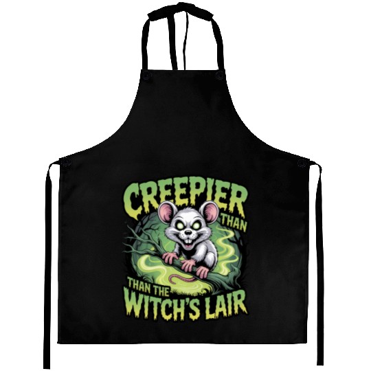 Creeper Mouse in Witch's Lair Design Aprons