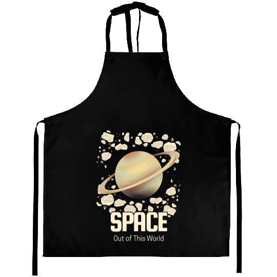 Saturn Ringed Planet Space  Aprons
