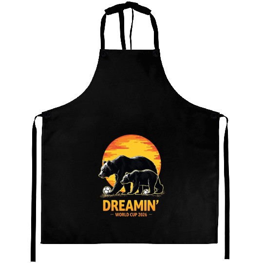 California Dreamin’ – World Cup 2026 Soccer Bear T Aprons