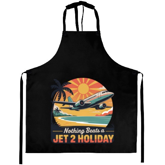 Nothing beats a Jet2 Holiday Tropical Sunset Scene Aprons