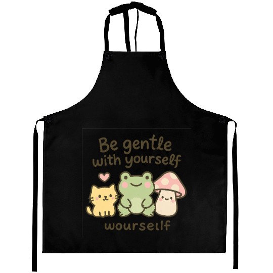 Gentle Nature Affirmation Design Aprons