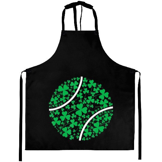 Shamrock Heart St. Patrick's Day Design Aprons