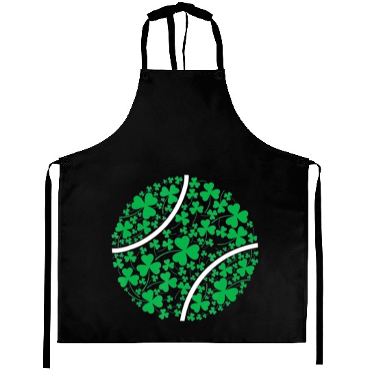 Shamrock Heart St. Patrick's Day Design Aprons