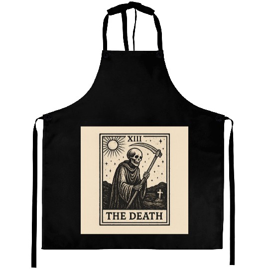 Dark Tarot The Death Illustration Aprons