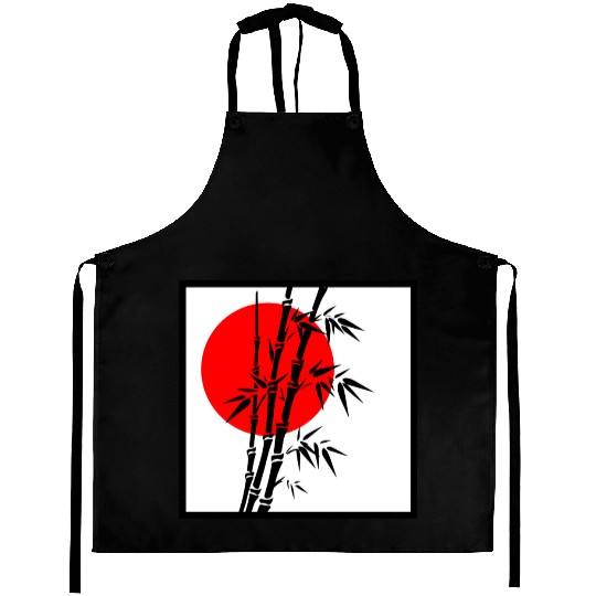 Japanese Bamboo Serenity Aprons