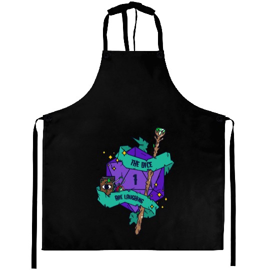 Laughing Dice Wizard Aprons